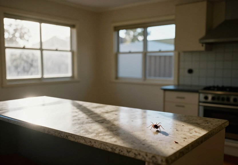 Termite damage in an Auburn home before treatment